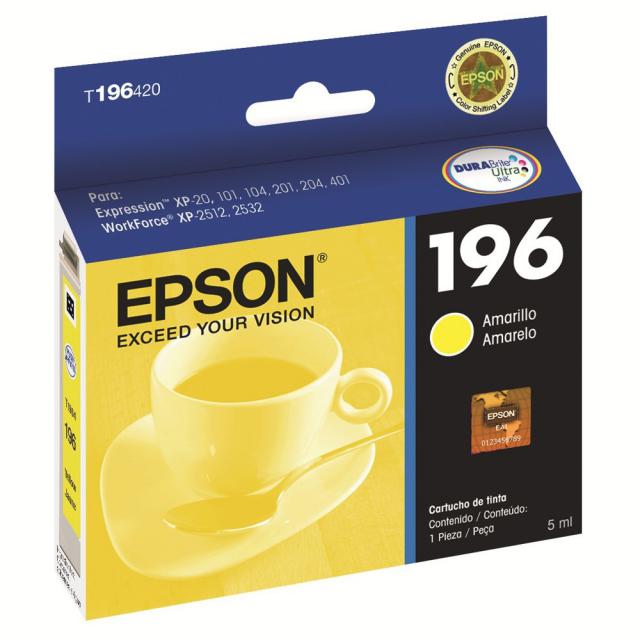 Epson T196420 cartucho de tinta 1 pieza(s) Original Amarillo