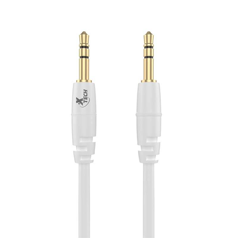 Xtech - Cable de audio - miniconector macho a miniconector macho - 1 m - negro, blanco, azul, verde, naranja (paquete de 10)