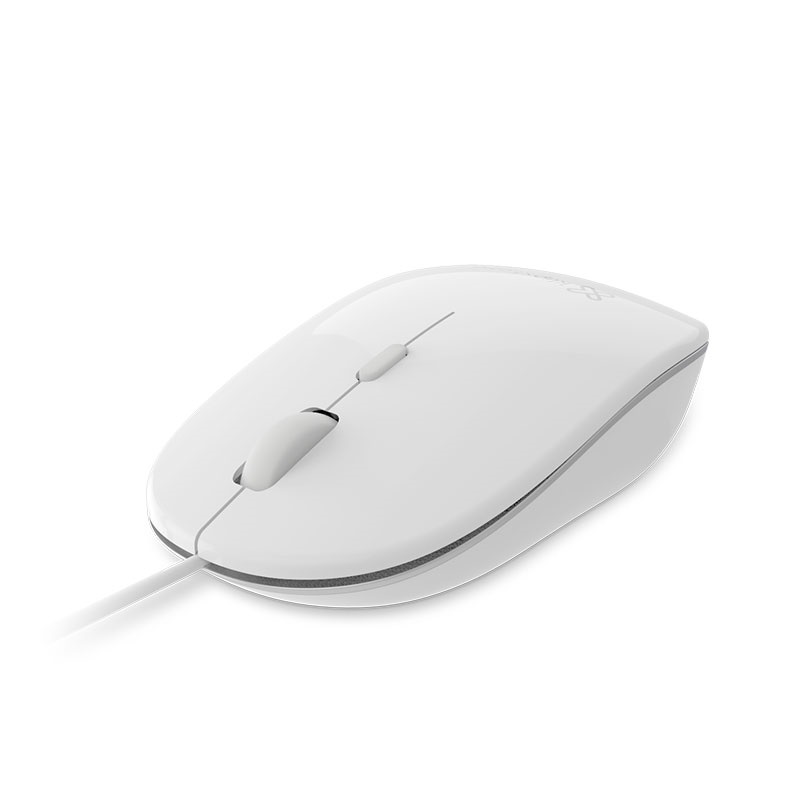 Mouse Alámbrico Klip Xtreme, 4 Botones, 1600DPI, Plug & Play, Blanco