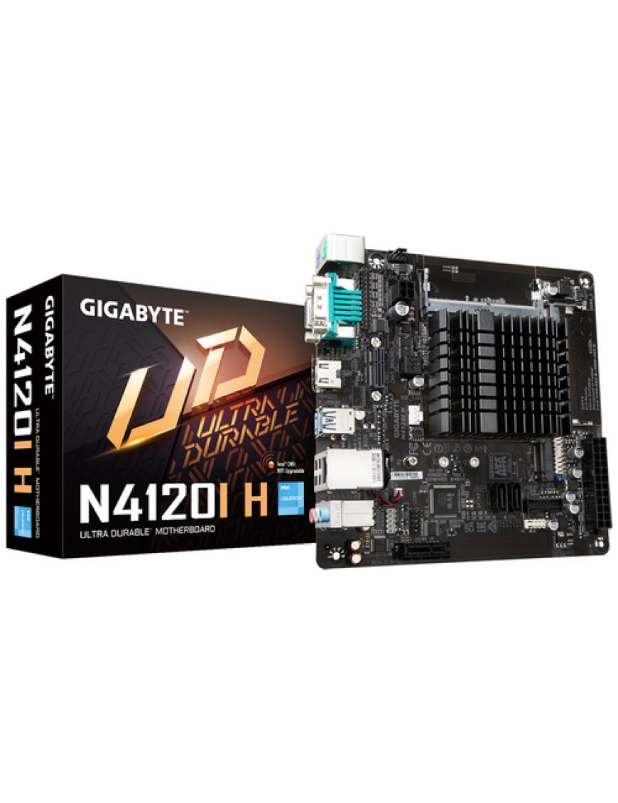 gigabyte-motherboard-n4120i-h-celeron-quad-core-ddr4-dsub.jpg Tarjeta Madre GIGABYTE N4120I H (rev. 1.0) mini ITX - Imagen 1