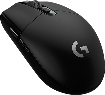 Logitech G G305 - Ratón - óptico - 6 botones - inalámbrico - LIGHTSPEED - receptor inalámbrico USB - negro