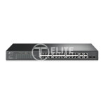 TP-Link JetStream TL-SL2428P switch Gestionado L2 Fast Ethernet (10/100) Energía sobre Ethernet (PoE) 1U Negro - Imagen 3