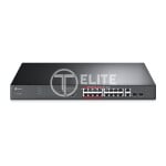 Enrutador TP-Link TL-SL1218MP switch No administrado Fast Ethernet (10/100) Energía sobre Ethernet (PoE) Negro - Imagen 4