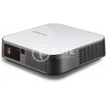 Viewsonic M2E-E videoproyector Proyector de alcance estándar 1000 lúmenes ANSI LED 1080p (1920x1080) Plata, Negro