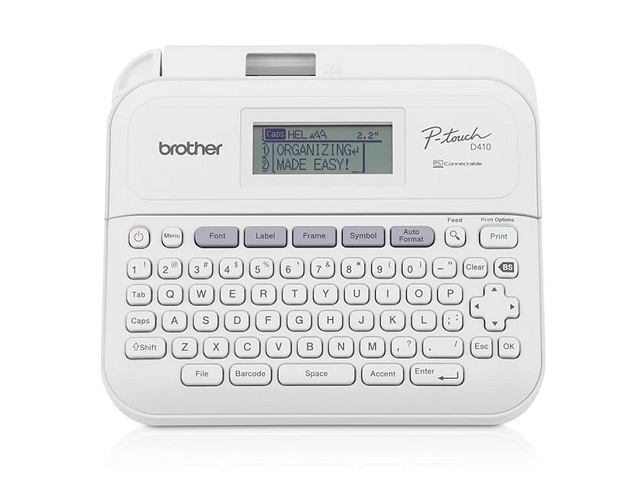 Brother PT-D410 impresora de etiquetas Transferencia térmica 180 x 180 DPI 20 mm/s Alámbrico TZe QWERTY