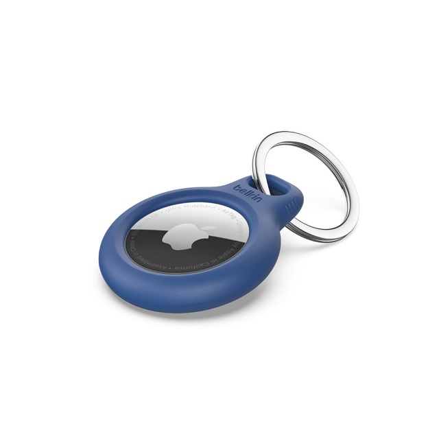 Belkin - Soporte de seguridad para etiqueta Bluetooth antipérdida - azul - para Apple AirTag
