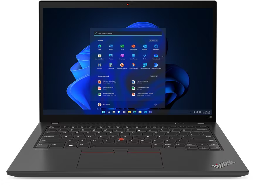 1821789_picture_1695916512.png Portátil Lenovo ThinkPad P14s Gen 4 (AMD) AMD Ryzen™ 7 PRO 7840U Estación de trabajo móvil 35,6 cm (14") WUXGA 16 GB LPDDR5x-SDRAM 1 TB SSD Wi-Fi 6E (802.11ax) Windows 11 Pro Español Negro - - en Elite Center