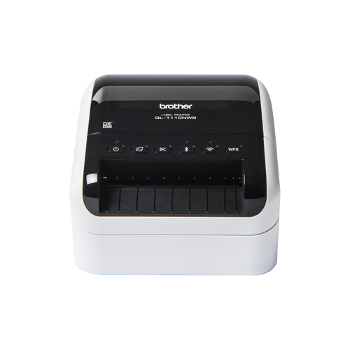 Brother QL-1110NWB impresora de etiquetas Térmica directa 300 x 300 DPI 110 mm/s Inalámbrico y alámbrico Ethernet DK Wifi Bluetooth