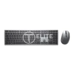 Combo Teclado y Mouse DELL KM7321W teclado Ratón incluido Oficina RF Wireless + Bluetooth Español Gris, Titanio