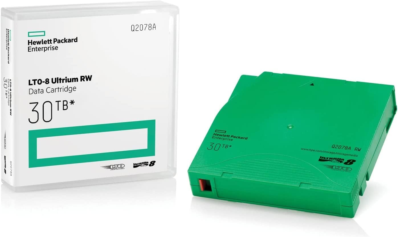 Cartucho de datos HPE LTO-8 Ultrium de 30 TB RW