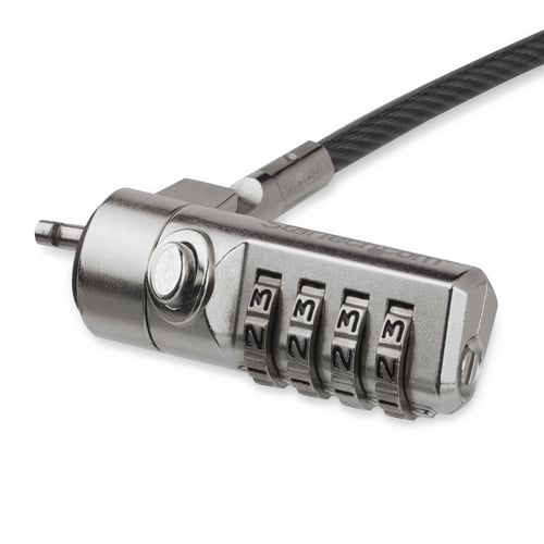 Accesorio para Portátil StarTech.com Cable con Candado de Seguridad con Clave para Ordenador Portátil - con Bisagra Giratoria - con Candado de Combinación de 4 Dígitos