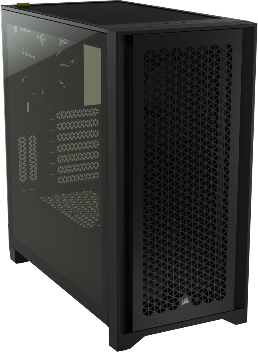 CORSAIR 4000D AIRFLOW - Torre - ATX - panel lateral con ventana (cristal templado) - sin fuente de alimentación (ATX) - negro - USB/Audio