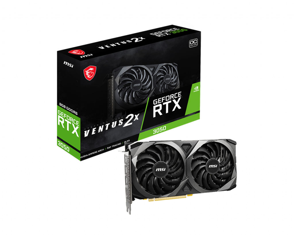 1542863_picture_1644684656.png MSI - RTX-3050 - PCI Express 4.0 x8 - NVIDIA - NIVIDIA Geforce3050 - GDDR6 SDRAM - DisplayPort / HDMI - - en Elite Center