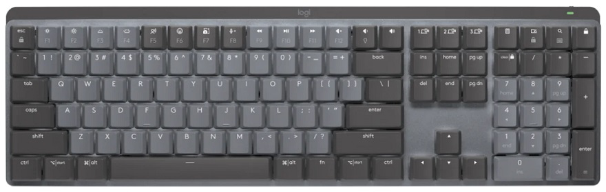 Logitech 920-010845 teclado Oficina RF Wireless + Bluetooth Español Grafito