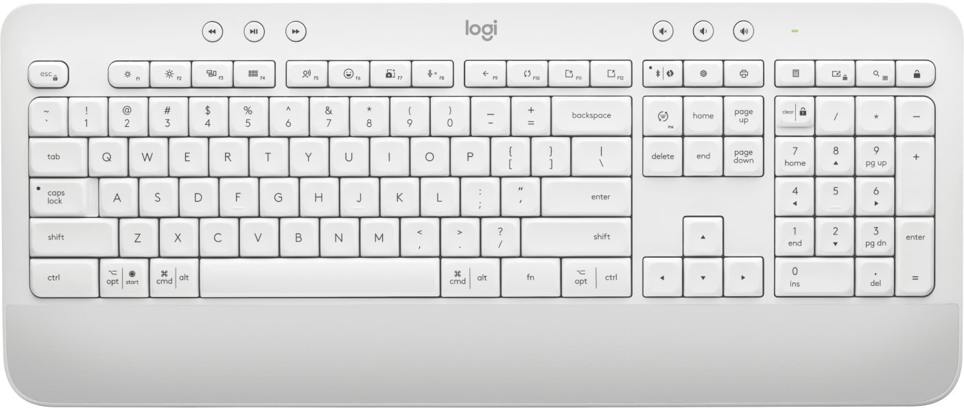 1672796_picture_1669238370.png Logitech 920-010964 teclado Oficina Bluetooth QWERTY Español Blanco - - en Elite Center