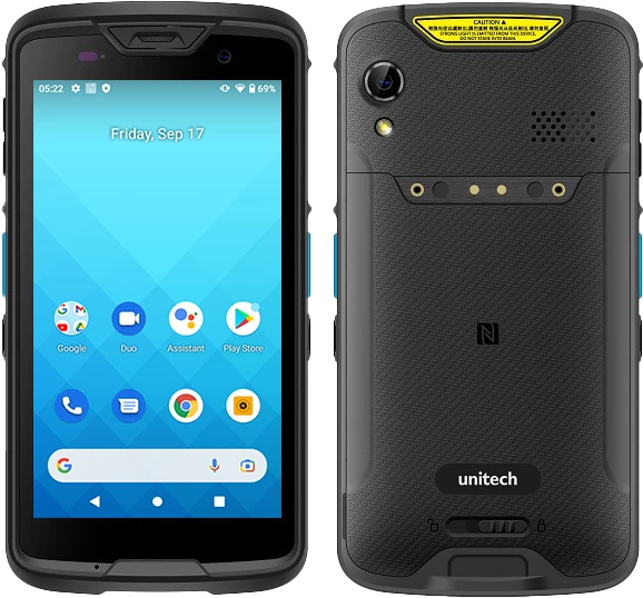 2001021_picture_1734007770-3.png Rugged Smartphone Unitech EA520, 5" Corning Gorilla Glass 3, HF/NFC, Cámara 13MP, Android 11 - Imagen 1