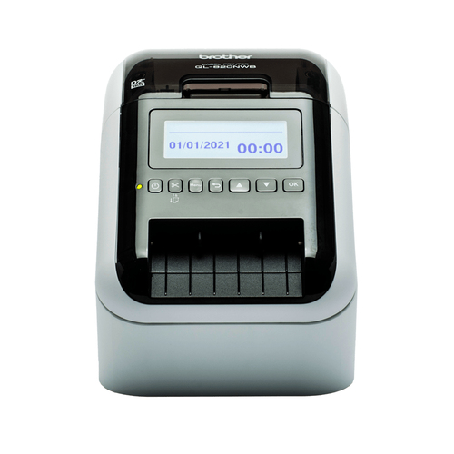 Brother QL-820NWBVMXX1 impresora de etiquetas Térmica directa Color 300 x 600 DPI 176 mm/s Inalámbrico y alámbrico Ethernet DK Wifi Bluetooth