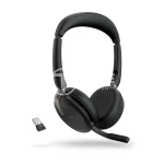 Auricular / Manos Libres Jabra Evolve2 65 Flex Auriculares Inalámbrico y alámbrico Diadema Oficina/Centro de llamadas Bluetooth Negro - Imagen 4