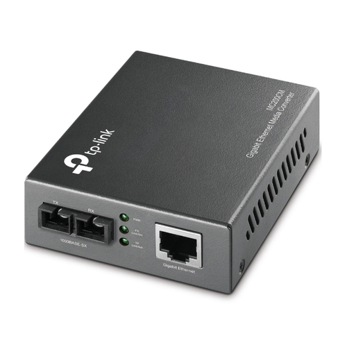 Adaptador para Redes TP-Link MC200CM convertidor de medio 1000 Mbit/s 850 nm Multimodo Negro