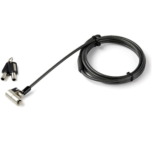Accesorio para Portátil StarTech.com Cable de 2m de Seguridad para Ordenadores Portátiles - para K-Slot - Ranura Nano - Ranura Wedge - con Llave