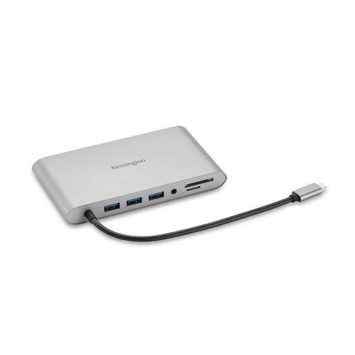 Seguridad Kensington Replicador móvil USB-C de 5 Gbps UH1440P con dos salidas de vídeo sin drivers – DP/HDMI/VGA
