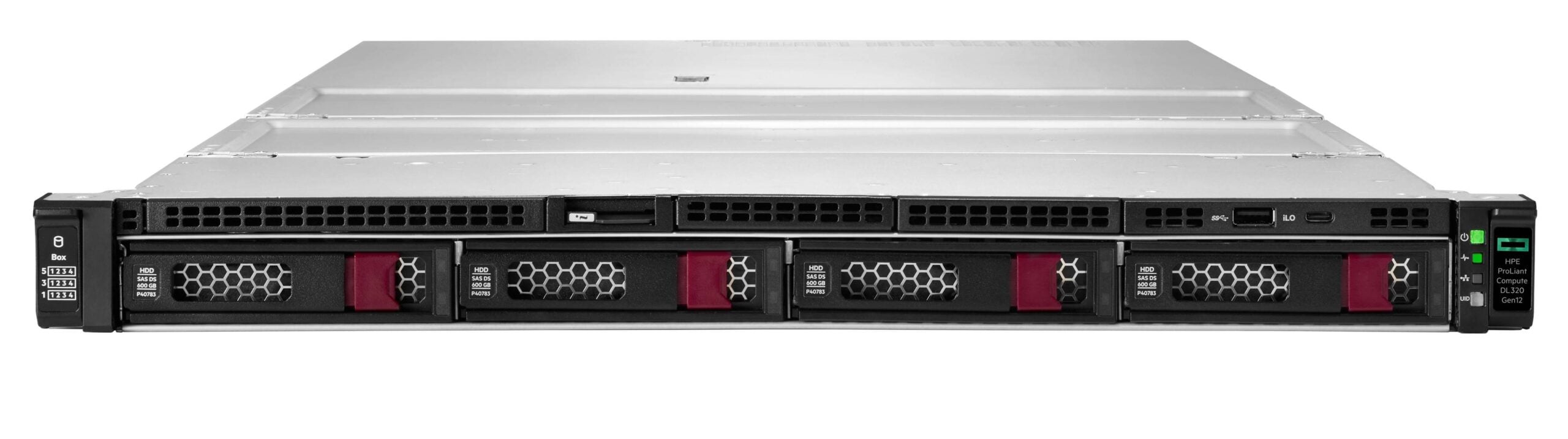 Servidor HPE ProLiant DL320 Gen12 Xeon 6505P 12C 1U SSD Alto Rendimiento Compacto