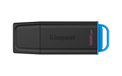 Kingston – USB flash drive – USB 3.2 Gen 1 – DataTraveler Black/Blue Unidad Flash USB Kingston Technology DataTraveler 128GB Portátil USB 3.2 Gen 1 Exodia Negro + Azul - - en Elite Center