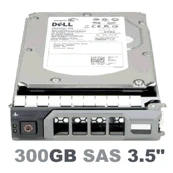 0HR200 Dell 300-GB 6G 15K 3.5 SAS w/F238F DELL 300GB SAS 15000rpm disco duro interno 3.5" - Imagen 1