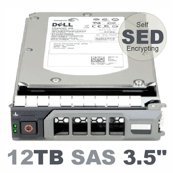 400-AZWK Dell 12-TB 12G 7.2K 3.5 SAS SED/FIPS SAS w/F238F