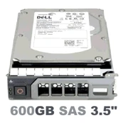 0R752K Dell 600-GB 6G 10K 3.5 SAS w/F238F DELL 0R752K disco duro interno 600 GB 10000 RPM 3.5" SAS - Imagen 1