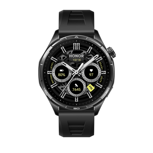 Reloj Honor Watch 6 3,71 cm (1.46") AMOLED 46 mm Digital 464 x 464 Pixeles Pantalla táctil Negro GPS (satélite)