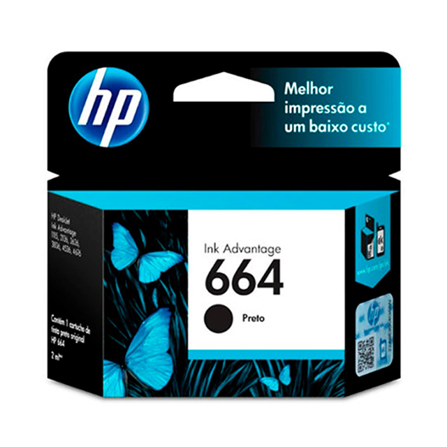 063VAPNX9G936XP1880WWX5RW4.jpg Cartucho original de tinta negra HP 664 Advantage (F6V29AL) - Imagen 1