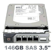 GP879 Dell 146-GB 10K 3.5 3G SP SAS w/F238F