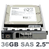 J8078 Dell 36-GB 10K 2.5 SP SAS w/G176J Reacondicionado