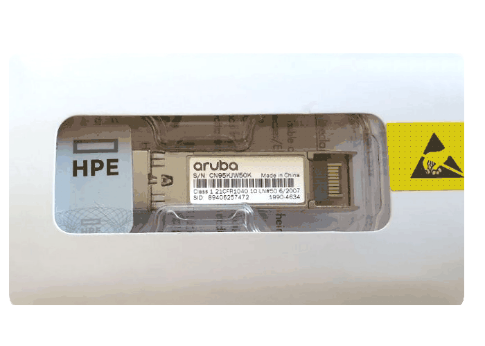 JL484A HP Aruba 25-G SFP28 LC SR MMF Transceiver JL484A HP Aruba 25-G SFP28 LC SR MMF Transceiver