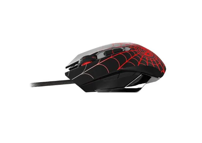 Mouse Gamer Xtech XTM-M520SM - Spider-Man Miles Morales, 7 Botones, RGB, 7200DPI