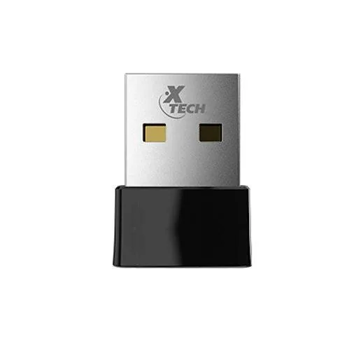 Adaptador Inalámbrico USB 2.0 Nano AC Doble Banda Xtech XTC-600
