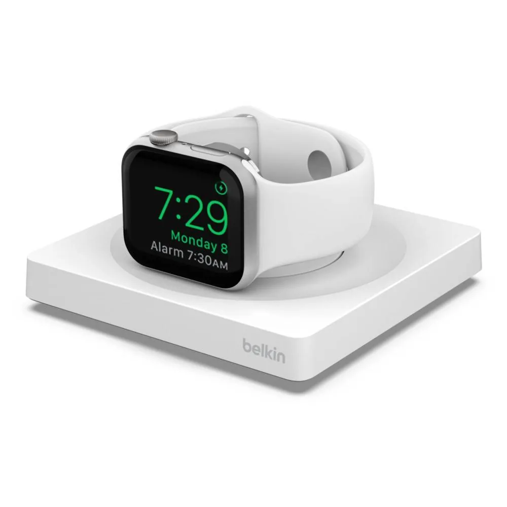 Belkin BOOST CHARGE PRO – Base de carga inalámbrica – Fast Charge – blanco – para Apple Watch Belkin BOOST CHARGE PRO - Base de carga inalámbrica - Fast Charge - blanco - para Apple Watch - Imagen 1