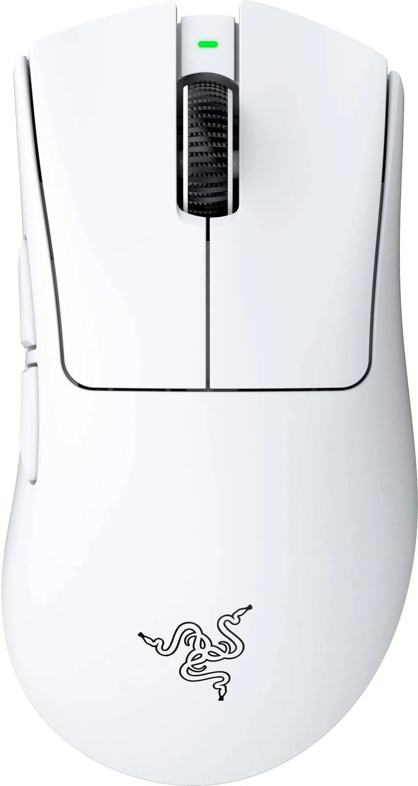 Razer DeathAdder – Mouse – Wireless – White – V4 Pro Mouse Gamer Inalámbrico Razer DeathAdder V4 Pro White, 57g, 45K DPI, Hasta 8000 Hz, Blanco - Imagen 1