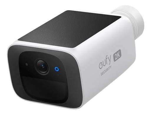 Eufy – S220 Solar solocam – White Cámara solar Eufy SoloCam S220 blanca, sin cables y con energía renovable - Imagen 1