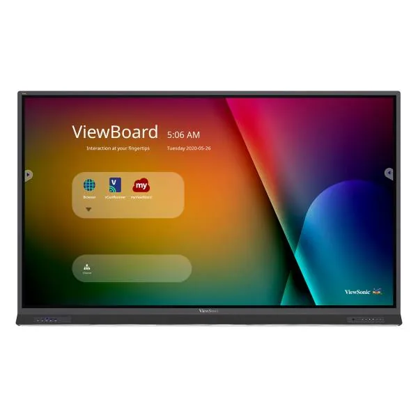 ViewSonic ViewBoard – 86″ – 3840 x 2160 – HDMI / USB – with VB-WIFI-005 Google EDLA Monitor Comercial Táctil ViewSonic ViewBoard IFP8652-2ED 86" 4K, certificación Android EDLA - Imagen 1