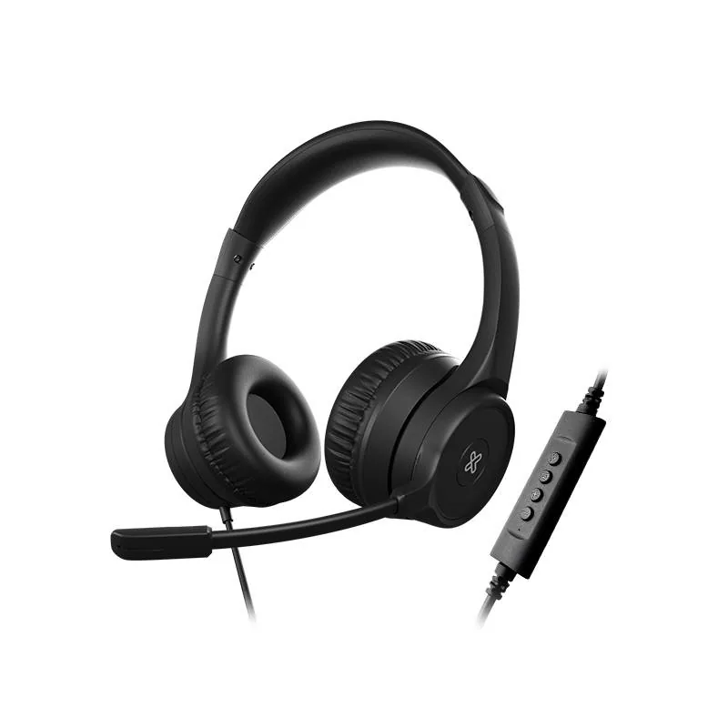 Klip Xtreme – KCH-510 – Headset – Para Conference / Para Home audio – Wired – Stereo -console cmd. Klip Xtreme - KCH-510 - Headset - Para Conference / Para Home audio - Wired - Stereo -console cmd. - Imagen 1