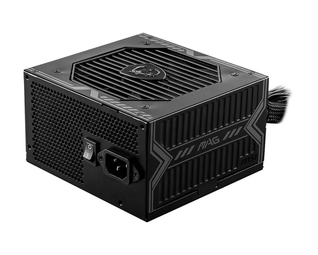 MSI – Power supply – MAG A750BN PCIE5 Fuente de Poder 750W MSI MAG A750BN PCIE5, Certificada 80+ PLUS Bronze, Active PFC - Imagen 1