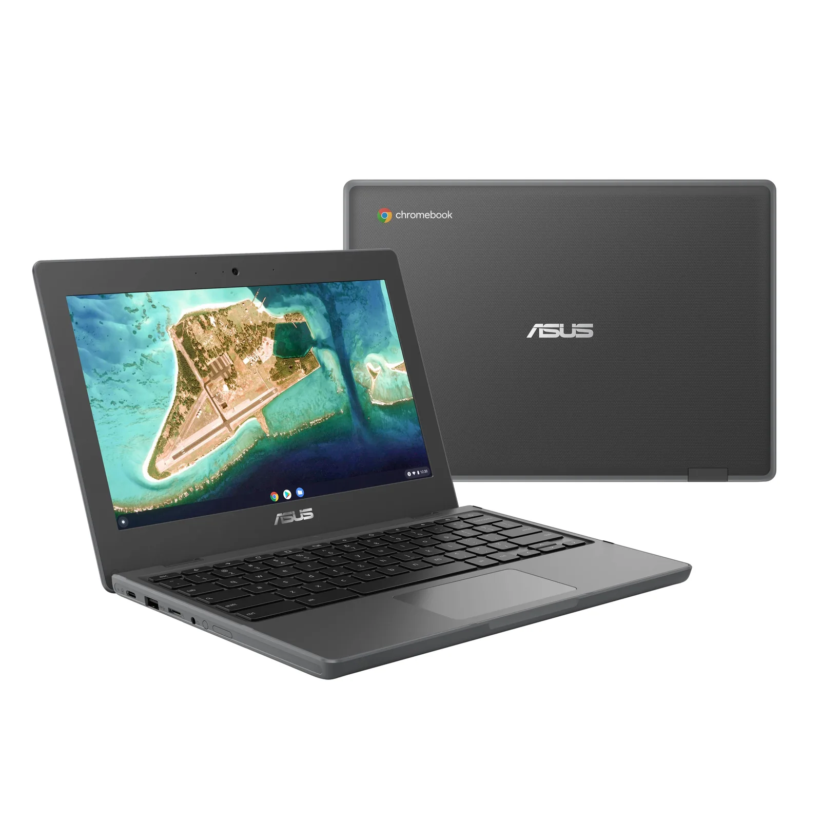 ASUS – Notebook – 11.6″ – Intel Celeron N4500 – 90NX03V1-M008J0 Chromebook ASUS CR1100CKA-GJ0250 11.6" HD, Intel Celeron N4500, 4GB RAM, 64GB eMMC, Chrome OS - Imagen 1
