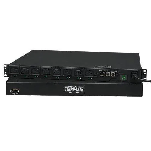 Tripp Lite PDU Switched 200V – 240V 2.3/2.9kW 15A C13 8 Outlet C14 1URM TAA – Horizontal rackmount – unidad de distribución de potencia (montaje en bastidor) – 15 A – AC 208/230/240 V – 2.9 kW – Ethernet 10/100 – input: IEC 60320 C14 – conectores de salida: 8 (IEC 60320 C13) – 1U Tripp Lite PDU Switched 200V - 240V 2.3/2.9kW 15A C13 8 Outlet C14 1URM TAA - Horizontal rackmount - unidad de distribución de potencia (montaje en bastidor) - 15 A - AC 208/230/240 V - 2.9 kW - Ethernet 10/100 - input: IEC 60320 C14 - conectores de salida: 8 (IEC 60320 C13) - 1U - Imagen 1