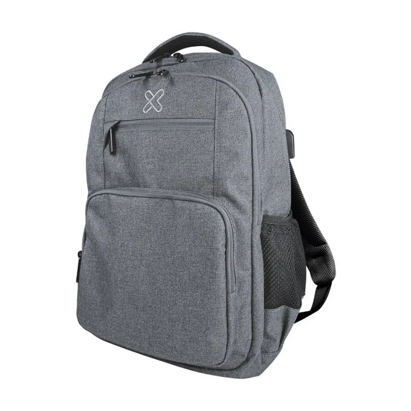 Klip Xtreme – Notebook carrying backpack – 15.6″ – Polyester – Gray – KNB-577GR Mochila para Notebook Klip Xtreme Stendal KNB-577GR, laptops de hasta 15.6", Gris - Imagen 1