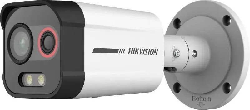 Hikvision – Surveillance camera – Indoor / Outdoor – Thermal & Optical Bi-spectru Cámara Bullet Biespectral Térmica y Óptica Hikvision DS-2TD2608-2/QA - Detección Intrusos, Alarma - Imagen 1