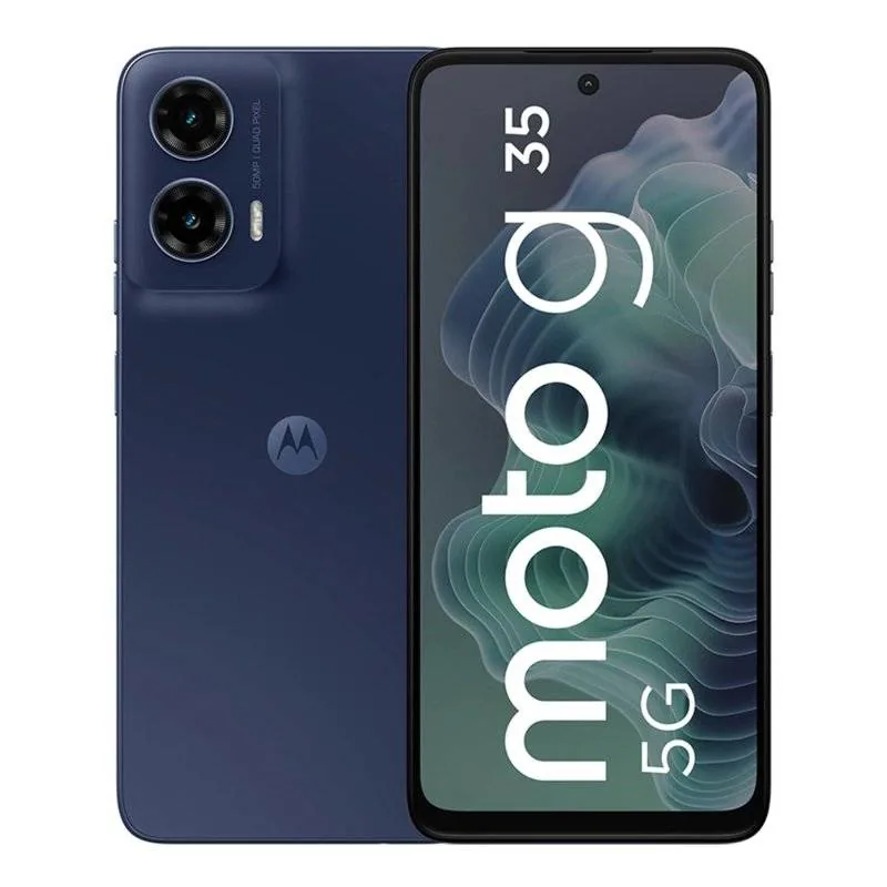 Motorola Moto G35 – Cellular phone – Black Smartphone Motorola Moto G35 5G Negro 256GB 4GB RAM Pantalla 6.72" Camara 50MP - Imagen 1