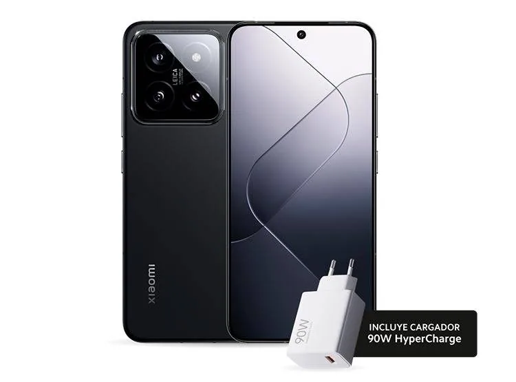 Xiaomi 14 – Smartphone – Android – Black Smartphone Liberado Xiaomi 14, Amoled 6.36", RAM 12GB, Capacidad 512GB, Android, Color Black - Imagen 1