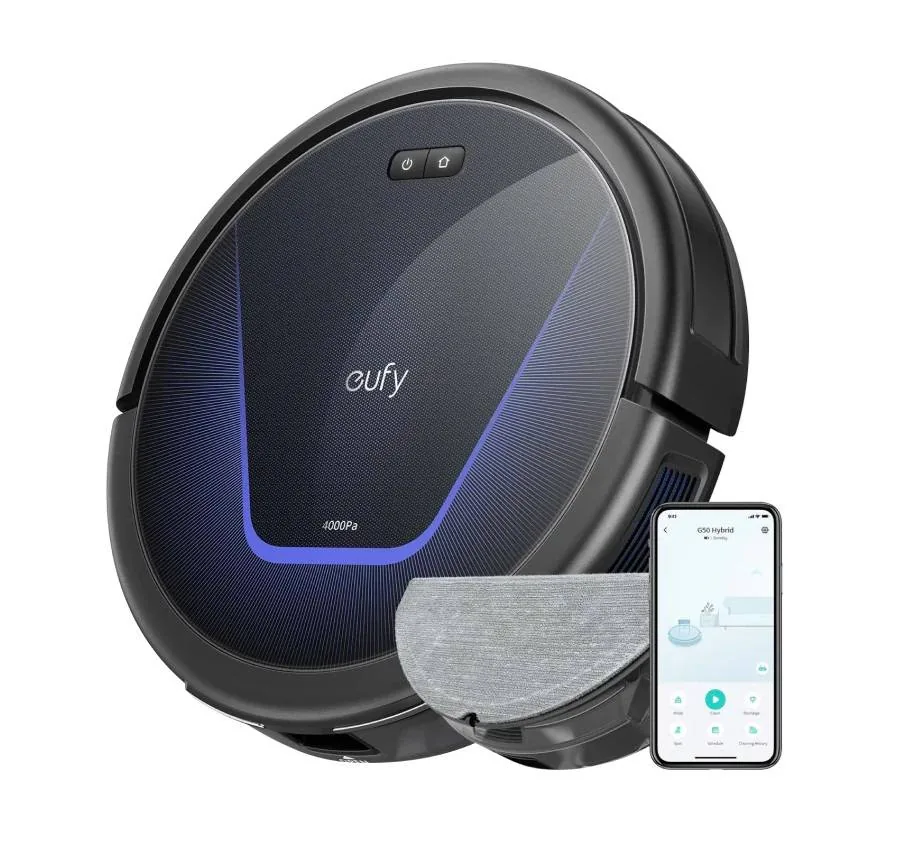 Eufy – Robovac – G50 Hybrid Robot Aspirador Eufy G50 Hybrid 2 en 1 con Navegacion LDS y Potencia de 4000 Pa - Imagen 1